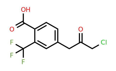 1806595-55-0 | 4-(3-Chloro-2-oxopropyl)-2-(trifluoromethyl)benzoic acid