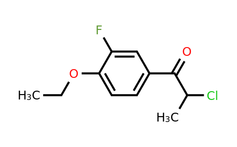 1806595-82-3 | 2-Chloro-1-(4-ethoxy-3-fluorophenyl)propan-1-one