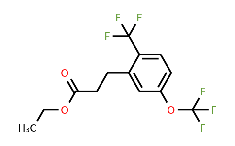 1806596-19-9 | Ethyl 3-(5-(trifluoromethoxy)-2-(trifluoromethyl)phenyl)propanoate