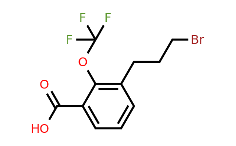 1806596-93-9 | 3-(3-Bromopropyl)-2-(trifluoromethoxy)benzoic acid