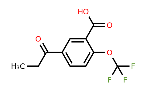1806597-12-5 | 5-Propionyl-2-(trifluoromethoxy)benzoic acid