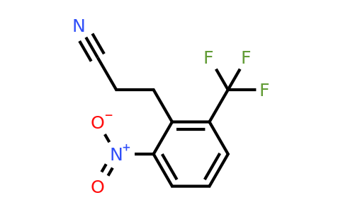 1806597-72-7 | 3-(2-Nitro-6-(trifluoromethyl)phenyl)propanenitrile