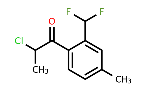 1806597-74-9 | 2-Chloro-1-(2-(difluoromethyl)-4-methylphenyl)propan-1-one