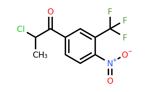 1806597-96-5 | 2-Chloro-1-(4-nitro-3-(trifluoromethyl)phenyl)propan-1-one