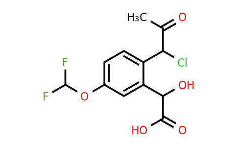 1806597-99-8 | 2-(1-Chloro-2-oxopropyl)-5-(difluoromethoxy)mandelic acid