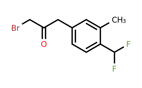 1806598-09-3 | 1-Bromo-3-(4-(difluoromethyl)-3-methylphenyl)propan-2-one