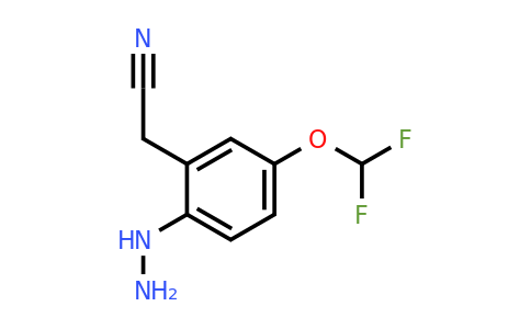 1806598-12-8 | 5-(Difluoromethoxy)-2-hydrazinylphenylacetonitrile