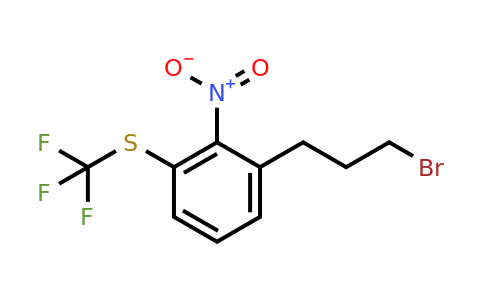 1806598-17-3 | 1-(3-Bromopropyl)-2-nitro-3-(trifluoromethylthio)benzene