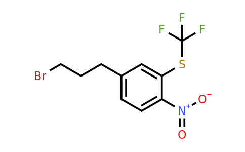 1806598-25-3 | 1-(3-Bromopropyl)-4-nitro-3-(trifluoromethylthio)benzene