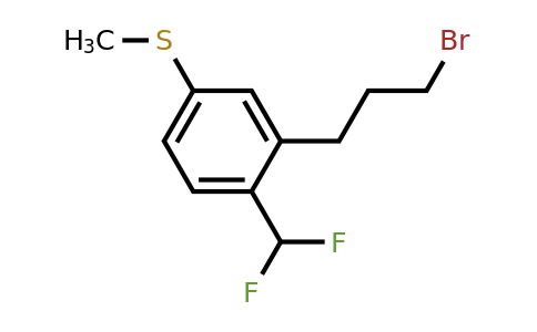 1806598-37-7 | 3-(3-Bromopropyl)-4-(difluoromethyl)thianisole