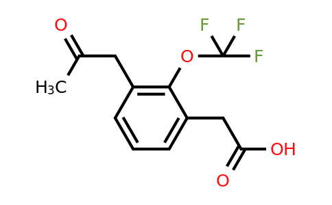 1806598-39-9 | 3-(2-Oxopropyl)-2-(trifluoromethoxy)phenylacetic acid