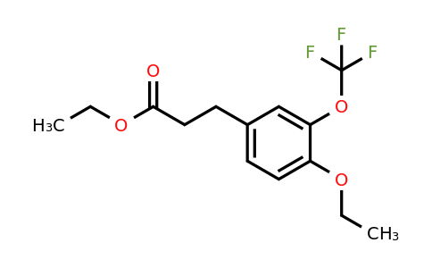 1806598-56-0 | Ethyl 3-(4-ethoxy-3-(trifluoromethoxy)phenyl)propanoate