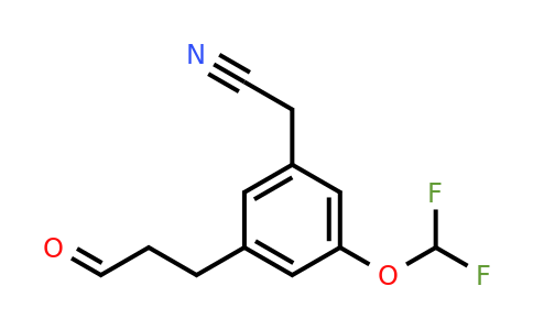 1806598-69-5 | 3-(Difluoromethoxy)-5-(3-oxopropyl)phenylacetonitrile
