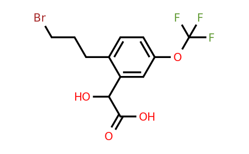 1806598-82-2 | 2-(3-Bromopropyl)-5-(trifluoromethoxy)mandelic acid