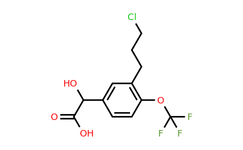 1806598-91-3 | 3-(3-Chloropropyl)-4-(trifluoromethoxy)mandelic acid