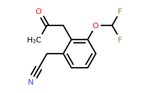 1806599-05-2 | 3-(Difluoromethoxy)-2-(2-oxopropyl)phenylacetonitrile