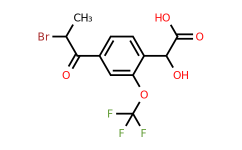 1806599-07-4 | 4-(2-Bromopropanoyl)-2-(trifluoromethoxy)mandelic acid