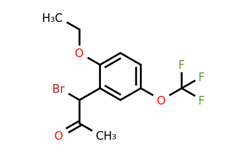 1806599-27-8 | 1-Bromo-1-(2-ethoxy-5-(trifluoromethoxy)phenyl)propan-2-one