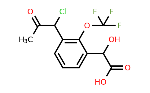1806599-33-6 | 3-(1-Chloro-2-oxopropyl)-2-(trifluoromethoxy)mandelic acid