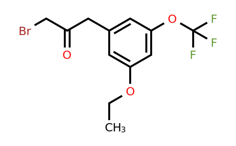 1806599-34-7 | 1-Bromo-3-(3-ethoxy-5-(trifluoromethoxy)phenyl)propan-2-one