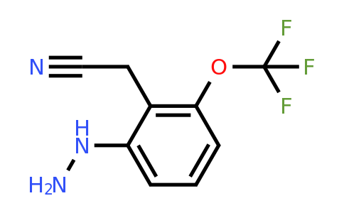 1806599-47-2 | 2-Hydrazinyl-6-(trifluoromethoxy)phenylacetonitrile
