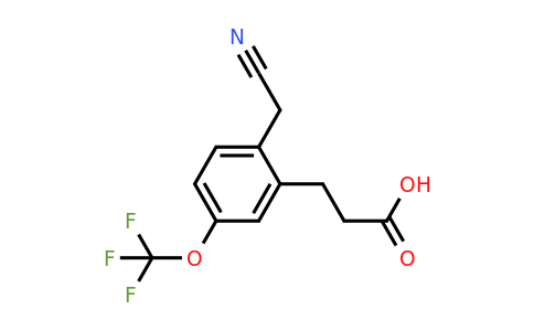 1806599-52-9 | 2-(2-Carboxyethyl)-4-(trifluoromethoxy)phenylacetonitrile