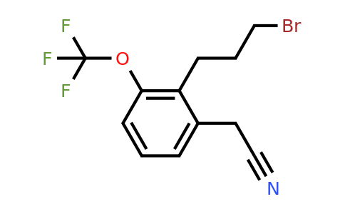 1806599-61-0 | 2-(3-Bromopropyl)-3-(trifluoromethoxy)phenylacetonitrile