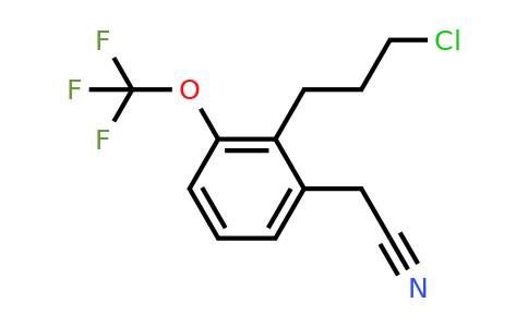 1806599-69-8 | 2-(3-Chloropropyl)-3-(trifluoromethoxy)phenylacetonitrile