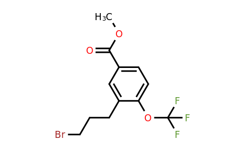 1806599-86-9 | Methyl 3-(3-bromopropyl)-4-(trifluoromethoxy)benzoate