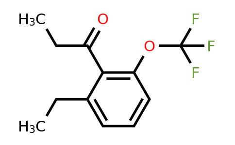 1806599-90-5 | 1-(2-Ethyl-6-(trifluoromethoxy)phenyl)propan-1-one