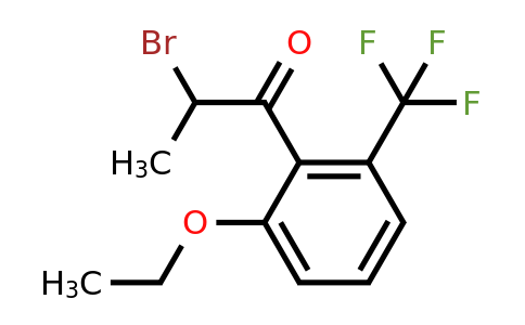 1806600-06-5 | 2-Bromo-1-(2-ethoxy-6-(trifluoromethyl)phenyl)propan-1-one