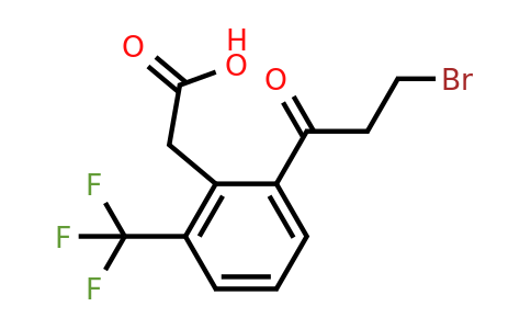 1806600-08-7 | 2-(3-Bromopropanoyl)-6-(trifluoromethyl)phenylacetic acid