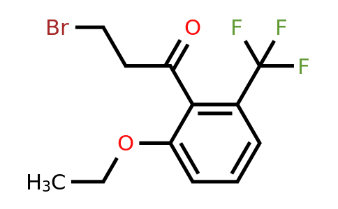 1806600-16-7 | 3-Bromo-1-(2-ethoxy-6-(trifluoromethyl)phenyl)propan-1-one