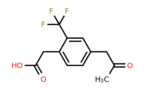 1806600-25-8 | 4-(2-Oxopropyl)-2-(trifluoromethyl)phenylacetic acid