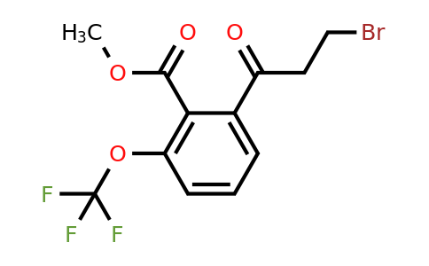 1806600-28-1 | Methyl 2-(3-bromopropanoyl)-6-(trifluoromethoxy)benzoate