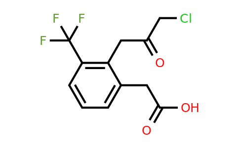1806600-59-8 | 2-(3-Chloro-2-oxopropyl)-3-(trifluoromethyl)phenylacetic acid