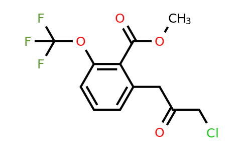 1806600-64-5 | Methyl 2-(3-chloro-2-oxopropyl)-6-(trifluoromethoxy)benzoate