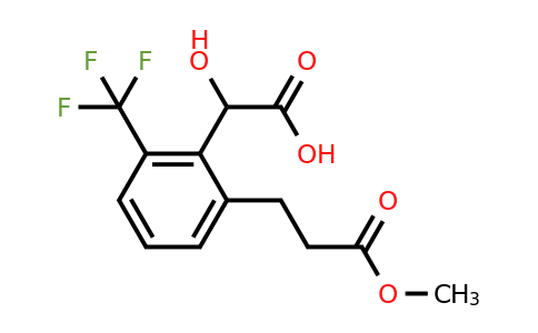 1806600-83-8 | 2-(3-Methoxy-3-oxopropyl)-6-(trifluoromethyl)mandelic acid
