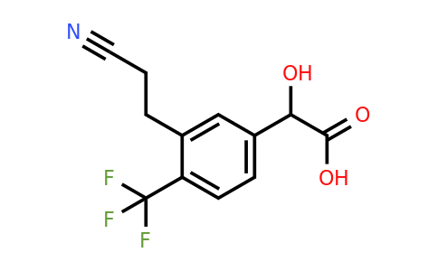 1806600-96-3 | 3-(2-Cyanoethyl)-4-(trifluoromethyl)mandelic acid