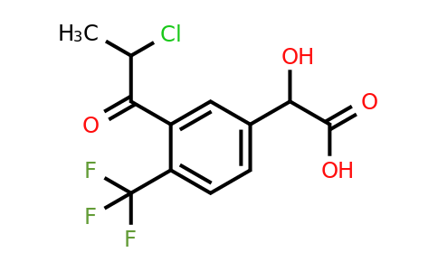 1806601-33-1 | 3-(2-Chloropropanoyl)-4-(trifluoromethyl)mandelic acid
