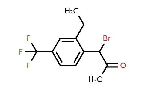 1806601-36-4 | 1-Bromo-1-(2-ethyl-4-(trifluoromethyl)phenyl)propan-2-one