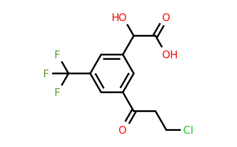 1806601-46-6 | 3-(3-Chloropropanoyl)-5-(trifluoromethyl)mandelic acid