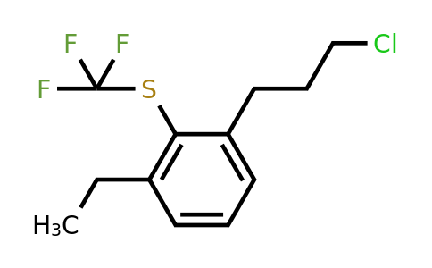 1806601-71-7 | 1-(3-Chloropropyl)-3-ethyl-2-(trifluoromethylthio)benzene