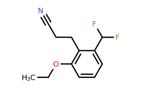 1806601-75-1 | 2-(Difluoromethyl)-6-ethoxyphenylpropanenitrile