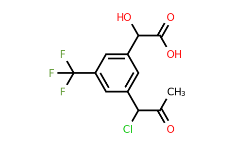 1806601-78-4 | 3-(1-Chloro-2-oxopropyl)-5-(trifluoromethyl)mandelic acid