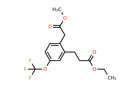 1806601-92-2 | Methyl 2-(3-ethoxy-3-oxopropyl)-4-(trifluoromethoxy)phenylacetate