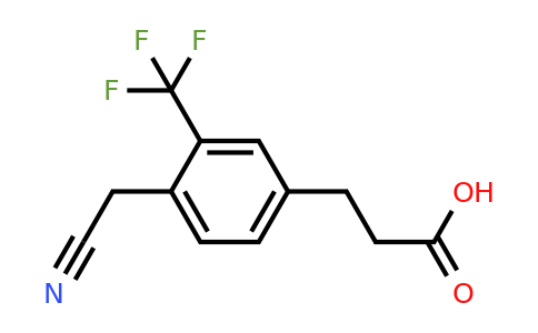 1806602-01-6 | 4-(2-Carboxyethyl)-2-(trifluoromethyl)phenylacetonitrile