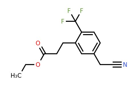 1806602-07-2 | Ethyl 3-(5-(cyanomethyl)-2-(trifluoromethyl)phenyl)propanoate