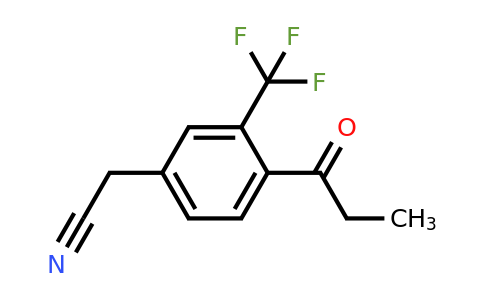 1806602-14-1 | 4-Propionyl-3-(trifluoromethyl)phenylacetonitrile
