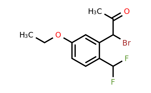 1806602-36-7 | 1-Bromo-1-(2-(difluoromethyl)-5-ethoxyphenyl)propan-2-one